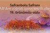 Avrupa Birliği’nden tescilli ilk baharatımız Safranbolu Safranı aldı.